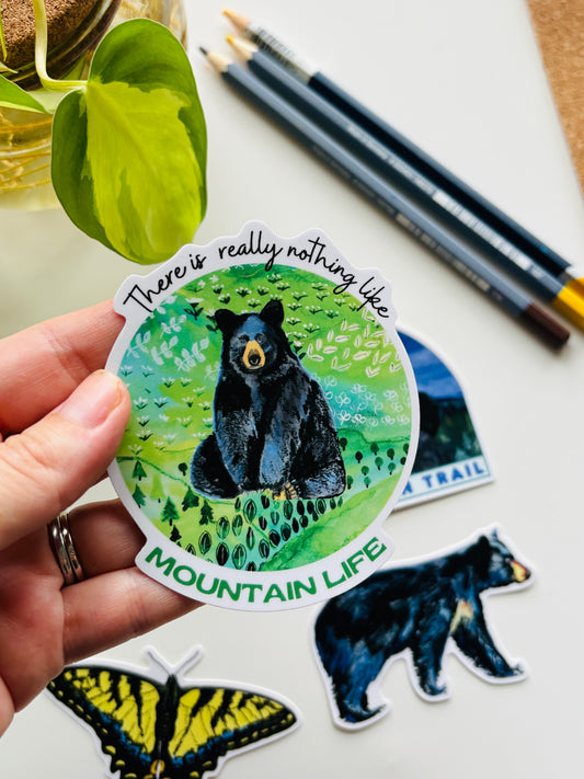 Mountain Life Sticker