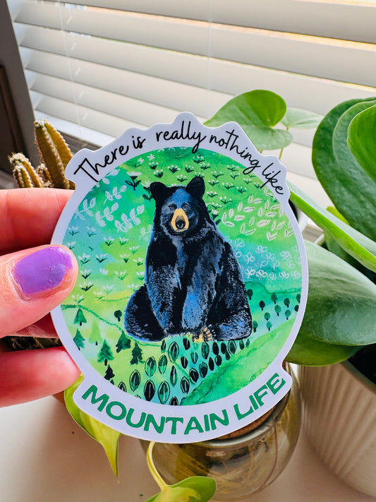 Mountain Life Sticker