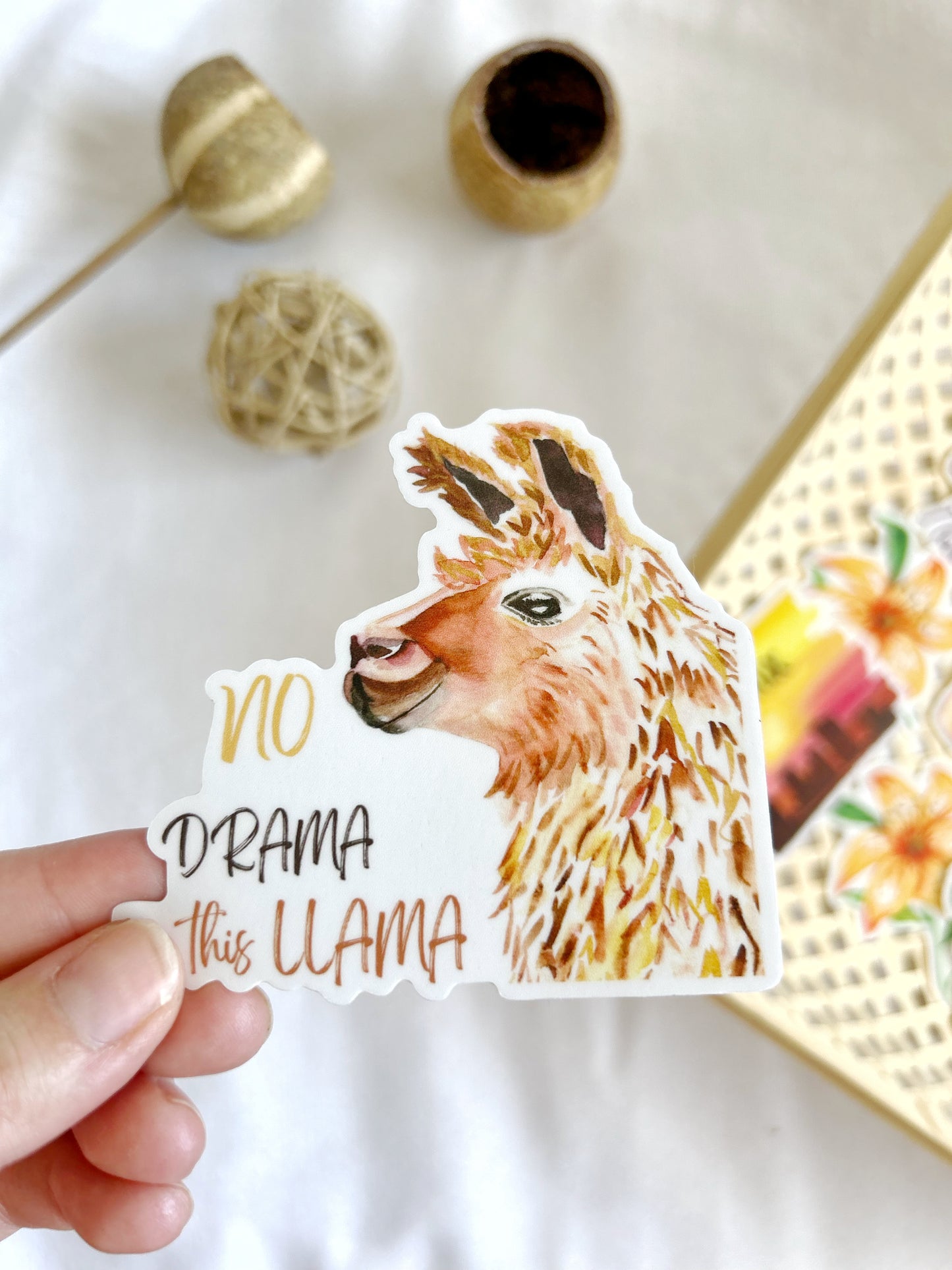 Llama Vinyl Sticker