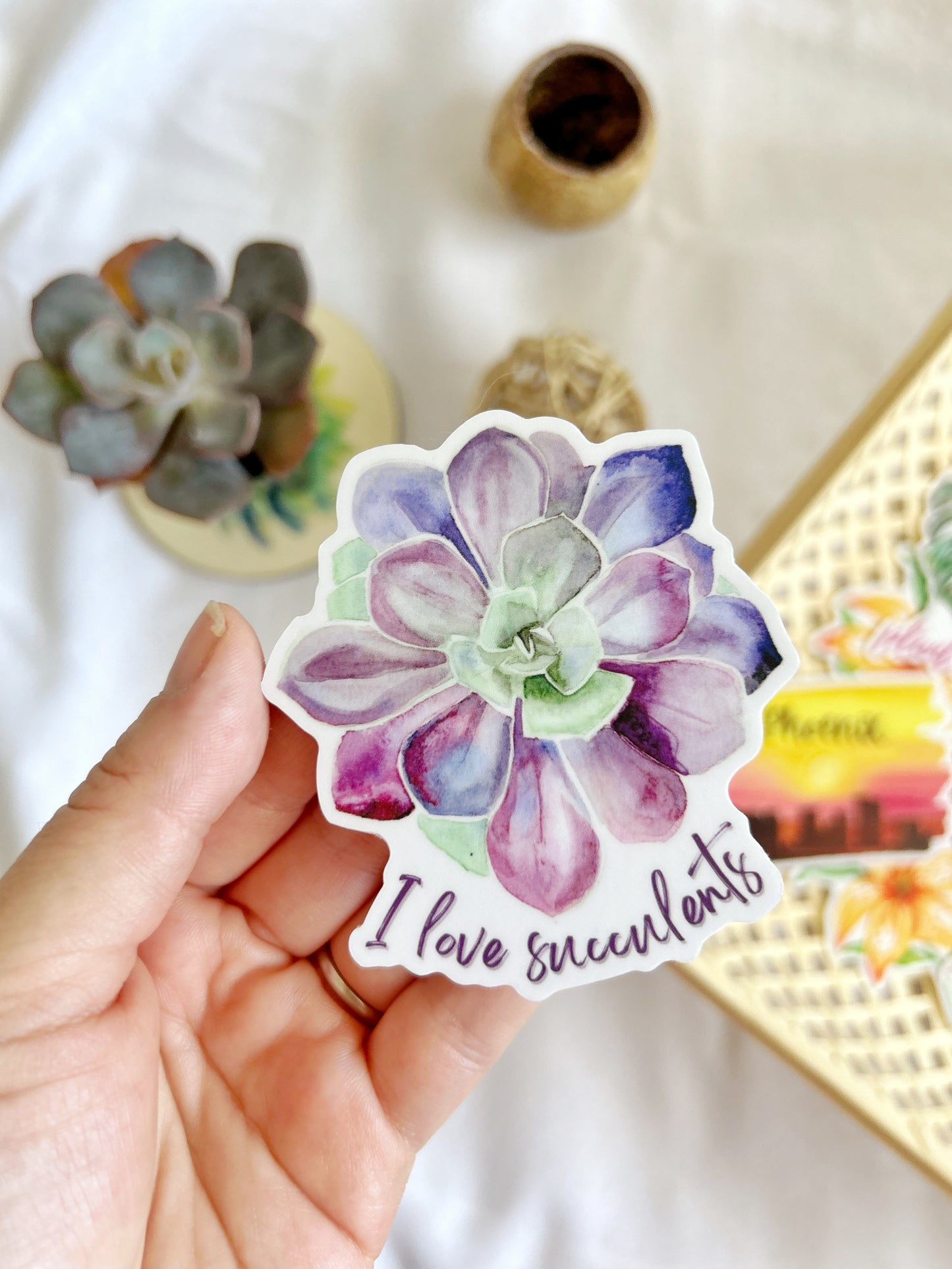 Succulent Vinyl Sticker