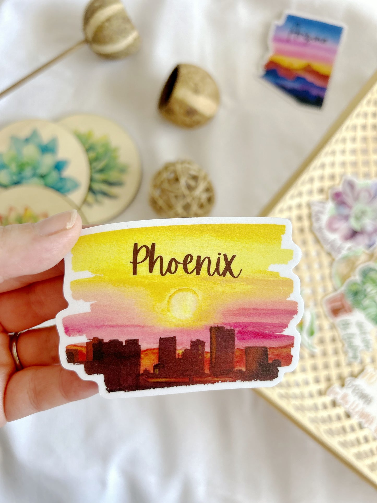 Phoenix Sticker, souvenir of Phoenix city