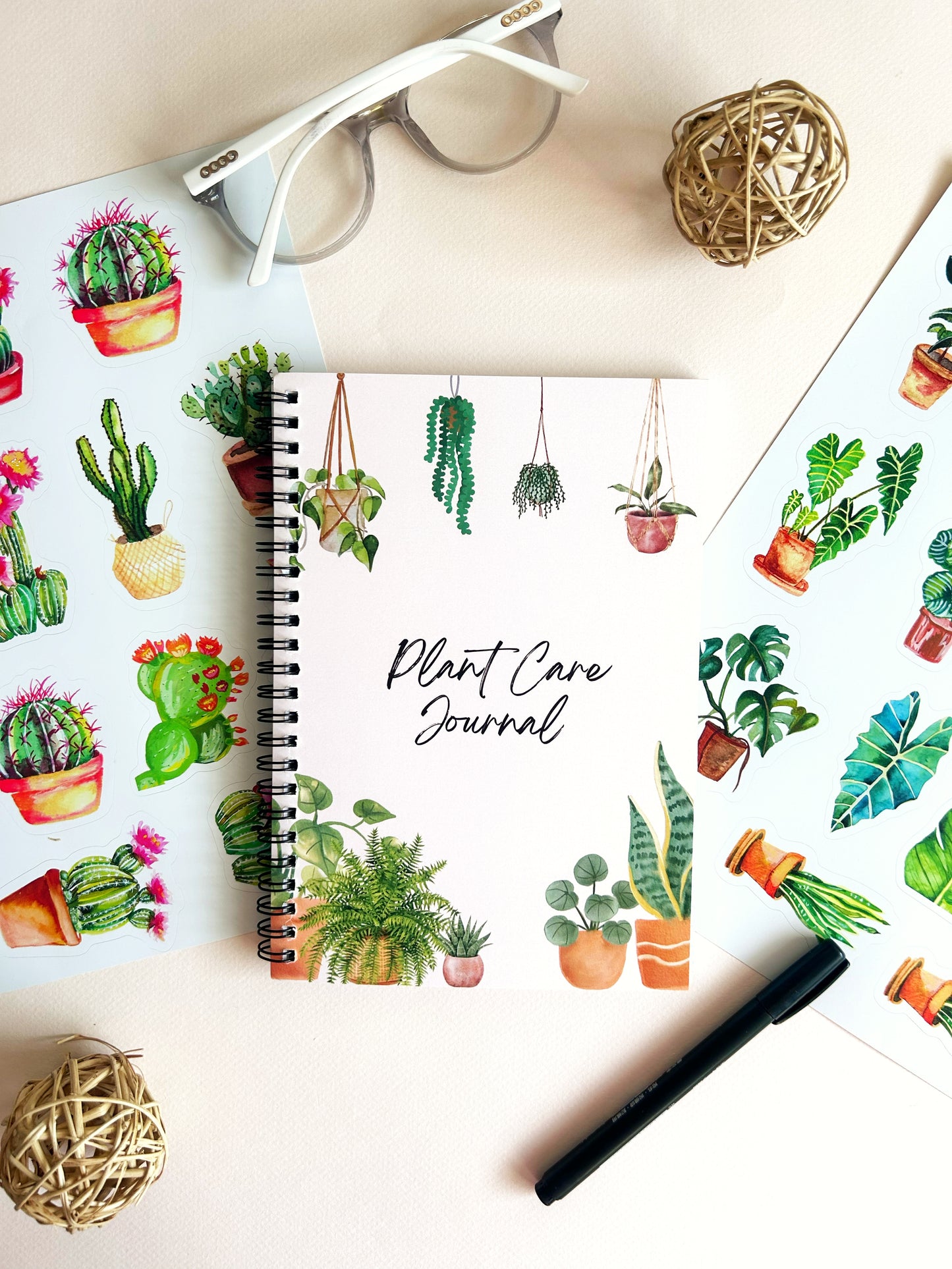 Plant Care Journal Notebook - Ruled Line