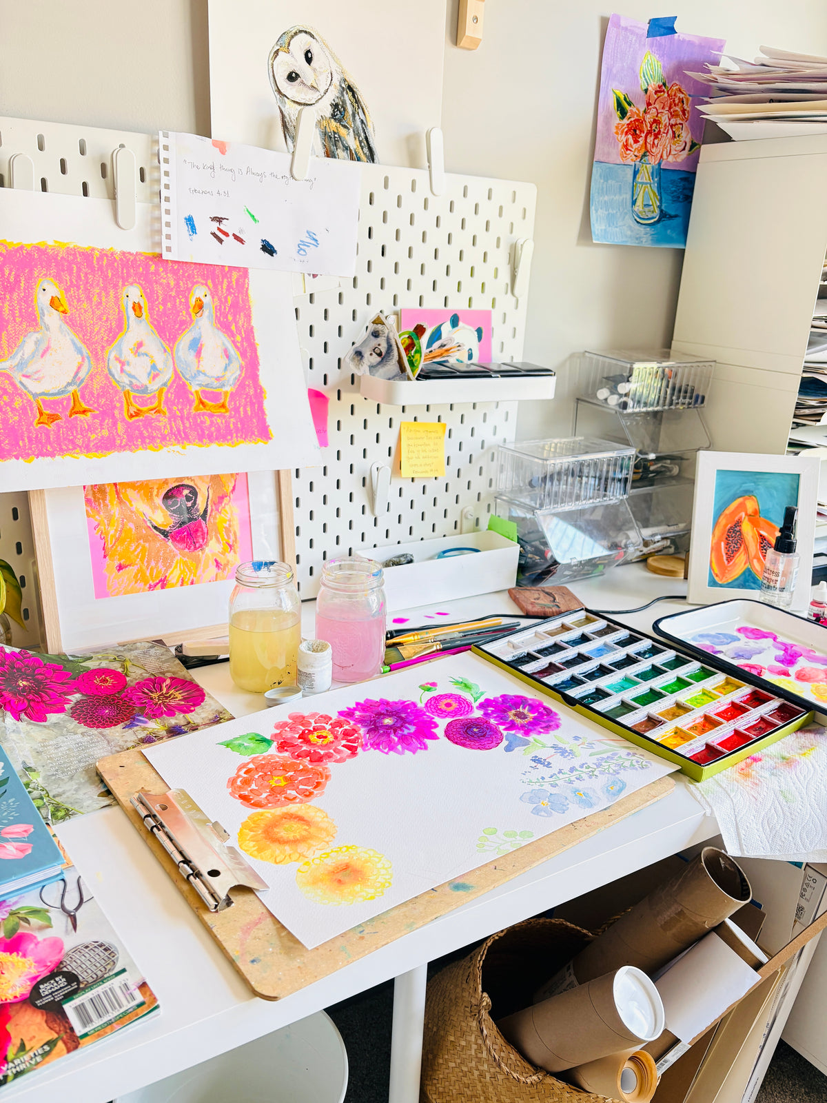 Bloom then Brush Watercolor Experience