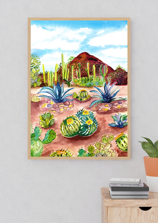Desert Botanical Garden Phoenix Print