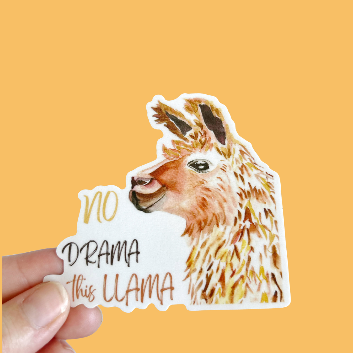 Llama Vinyl Sticker