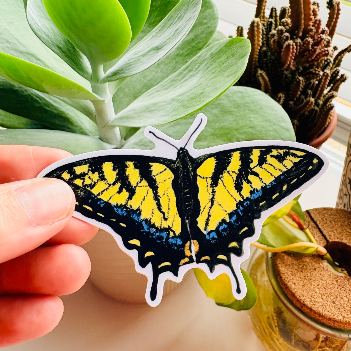 Tiger swallowtail Butterfly Sticker