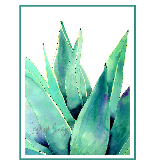 Aloe Vera Art Print